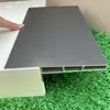 Aleación de aluminio exterior villa casa autoconstruida marco de ventana alero integrado cornisa línea de goteo línea de elementos colgantes material de tablero de alféizar cabeza