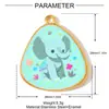 Colgante de Acero Inoxidable Retro Elefante León Mariposa Abeja Insecto Colgante de Acero de Titanio para DIY Femenino