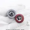 Accesorios Creativos para Empaque de Vino, Decoraciones Florales, Broches Metálicos de Contraste Rojo y Negro, Broches de Fijación para Cajas de Regalo de Vino