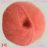 Mohair Angora Mohair Suave Liso Bufanda Sombrero Hilo Hilo Fino Tejido a Mano