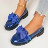 Verão 2026 Novo Comércio Exterior Tamanho Grande Feminino Casual Confortável Laço Estilo Britânico Sapatilhas Fashion Tamanho Único Serve na Maioria