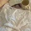 Bragas Sexis de Encaje Semi-Transparente Estilo Francés, Pura Pasión, Transpirables y Cómodas, Braguitas para Mujer con Refuerzo de Algodón Puro