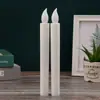 Vela LED Electrónica de Tallo Largo Luz de Vela sin Humo para Decoración de Atmósfera en Iglesia y Lugar de Boda