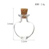 Artesanía Hecha a Mano DIY Creativa Botella de Corcho Forma Especial Botella de Vidrio para Manualidades 1ml Mini Botella de los Deseos Botella de Deriva