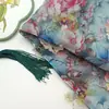 Opções Multicoloridas Disponíveis, Tecido de Renda Bordado Personalizado Feito à Mão para Bordado de Alça de Hanfu e Cheongsam