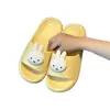 Novas Sandálias de Banho Domésticas Simples de Verão Antiderrapantes de Eva para Casal, Venda por Atacado