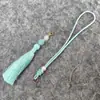 Cuerda con asa de nudo de paz con cierre de langosta y borla, accesorio colgante para coche estilo antiguo Hanfu, disponible en varios colores, incluye un lazo