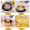 Cucharón de Agua de Acero Inoxidable, Grado Alimenticio, 1.2 mm de Espesor, para Uso Doméstico y Comercial, Mango Corto