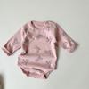 Novedad Primavera 2026 Ropa para Bebés y Niños Pequeños Mono Triángulo para Niños y Niñas, Mameluco de Bebé, Estilo Coreano Dibujos Animados