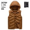 Chaleco de costillas de cerdo chaleco de algodón para hombre otoño e invierno versión coreana de chaleco grueso y cálido chaleco sin mangas japonés comercio exterior
