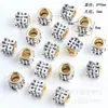 Estilo étnico retro hilo dorado y plateado cuentas Duobao Wen barril de juego cuentas plata antigua nube trasera diy accesorios de joyería estilo nacional