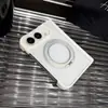 Adecuado para iPhone Duo, funda para teléfono plegable con textura similar a la piel, soporte giratorio de 360 grados, para Apple 18 Fold, producto transfronterizo