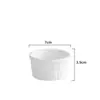 Cuenco Rayado de Cerámica Pequeño Molde para Hornear Resistente al Horno Resistente a Altas Temperaturas Molde para Soufflé Taza para Helado Pudín Postre Cuenco para Huevo al Vapor