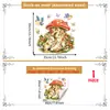 Variedad de Lindas Pegatinas Creativas de Conejitos para Ventanas, Decoración de Vidrio de Ventana de Tienda y Hogar, Pegatinas Electrostáticas de Doble Cara Visibles