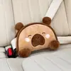 Almohadillas para cinturón de seguridad de coche Blue Rain, diseño de dibujos animados, para niños, previenen rozaduras, soporte de hombro para cinturón de seguridad de coche, ajustables y fijos