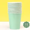 Taza de Papel de Color para Niños, Manualidades DIY, Jardín de Infancia, Área de Arte Hecho a Mano, Material de Arte Creativo, Taza Desechable