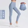 Nuevos Pantalones de Fitness con Sensación de Segunda Piel para Mujer Cintura Alta Bolsillo Trasero Sin Líneas Embarazosas Moldeador de Glúteo de Durazno Ajustados Deportivos Yoga Pantalones Largos