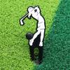 Explosiones Transfronterizas Accesorios de Golf Creativos para Hombre Bateo Tenedor de Oro Tenedor de Bola de Metal/Pitchfork en Stock