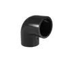 Codo Negro de PVC para Tubería de Agua, Conexión en T, Accesorios para Tanque de Peces, Conector de Entrada/Salida de Agua, Caja de Volteo, Accesorios para Bricolaje, Filtro de Fondo, Tubería de Drenaje