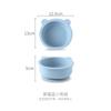 Tigela de comida de silicone infantil personalizada para bebê ventosa de uma peça tigela de silicone tigela de silicone tigela de bebê antiderrapante tigela de arroz de silicone