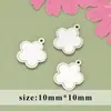 Venta Caliente Transfronteriza Romántico Francés Acero de Titanio Incrustado con Nácar Blanco DIY Moda Colgante Pendientes Collar Joyería Colgante