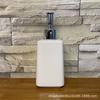 Suministros de baño de cerámica estilo europeo simple alto blanco cuadrado baño de tres piezas botella de baño taza de gárgaras caja de jabón