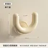 Estante para Chanclas de Baño, Tipo Ventosa, Estante de Drenaje para Baño Montado en Pared sin Taladro, Estante de Almacenamiento con Gancho sin Taladro para Zapatos