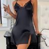 Novo Pijama Sexy Transfronteiriço Europeu e Americano, Sexy e Quente Tentação Sem Costas Renda Suspensórios Camisola Pura Luxúria 3352