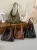 Bolso tote liso de patrón tejido de moda, bolso de hombro elegante y de gran capacidad para el trabajo y los desplazamientos