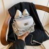 Ins Niche Texture Bag Bolsa Feminina 2024 Verão Nova Moda Pequena Bolsa Quadrada Estilista All-match Bolsa de Ombro Crossbody
