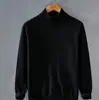 Suéter Masculino Gola Redonda Outono/Inverno 2026 Comércio Exterior, Tamanho Europeu Casual Cor Sólida Suéter de Tricô Pulôver