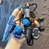 Llavero Colgante Estilo Deportivo de Mancuernas para Gimnasio Hecho a Mano DIY Accesorio Creativo para Llavero de Bolsa de Mancuernas Pequeño Regalo