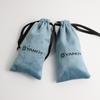 Bolsa de Embalaje con Cordón para Joyería Personalizada, Bolsa de Almacenamiento con Cremallera y Cordón de Terciopelo a Prueba de Polvo para Cepillo de Dientes Eléctrico, Caja de Regalo Serigrafiada