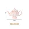 Taza Estilo Palacio Estilo Europeo Taza de Café Estilo Inglés Juego de Tetera Taza de Agua en Relieve Juego de Té para la Hora del Té Taza de Té Estilo Retro