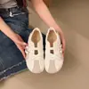 Nicho de Ballet Escavado com Mary Janes Sapatos de Treino Alemães Estilo Coreano de Verão 2026 Sensação de Combinação Cruzada Versátil Novo Design
