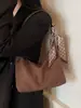 Bolso Sencillo para Debajo del Brazo Gran Capacidad para Mujer Nueva Moda Versátil Estudiante Universitario Viajes Cotidianos Bolso de Hombro Portátil Comercio Exterior Transfronterizo