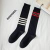 Calcetines de Moda Callejera de Celebridad de Internet para Mujer ins de Moda Versátiles Estilo Universitario Calcetines Medias de Pierna Media Patos Mandarines Calcetines de Pantorrilla con Forma de Alto Valor