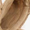Bolso Nuevo Tejido Hueco con Borlas de Estilo Étnico y Cuentas de Madera, Versátil Bolso de Hombro de Paja, Bolso de Playa Estilo Cesta para Vacaciones