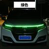 Resaltado transfronterizo día de inicio de escaneo luces diurnas coche LED dinámico súper brillante luces de capó barra de luces LED delantera para capó de coche