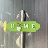 Placa de Boas-Vindas Retrô Estilo Americano Simples Placa de Porta de Boas-Vindas de Madeira Decoração de Parede para Casa Loja Pendurado na Parede Transfronteiriço