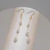 Amazon Transfronterizo Nuevos Pendientes Largos de Perlas de Imitación con Borlas Joyería Regalos para Mujeres Regalos de Vacaciones