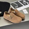 Zapatos Gu Yun Burken para Mujer 2024 Nuevo Otoño Zapatos Burken Planos Slip-on Zapatos Suaves para Mujer para Mujeres Embarazadas