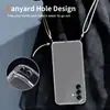 Nueva Funda para Teléfono Móvil Samsung A37 con Correa Galaxy A07 Anticaídas y Antiarañazos Samsung A57 Funda Protectora Transparente