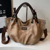 Bolso Bandolera Retro de Gran Capacidad para Mujer 2025 Nuevo Bolso Tote de Diseño de Nicho de Moda Bolso Cruzado Simple de Gama Alta
