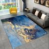 Alfombra de Área Geométrica de Mármol Azul Dorado Escandinavo Suministro Transfronterizo de Amazon Aliexpress Jt Mitad-