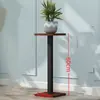 Estante de Flores Sala de Estar de Pie Hierro Balcón Estante de Almacenamiento para Macetas Exhibidor de Plantas de Interior Junto al Mueble de TV