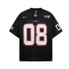 Nueva Camiseta de Malla Transpirable de Secado Rápido de Manga Corta Veraniega con Calados de Oso Mágico Camiseta Deportiva de Jersey Americano de Fútbol para Hombres y Mujeres