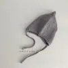 Sombrero coreano puntiagudo para bebé~Nuevo sombrero para bebé Chirp para niño y niña Otoño e Invierno de 0 a 3 meses Sombrero de lana tejido