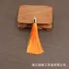 8cm capuchón de metal borla pequeña borla abanico colgante marcapáginas borla ropa accesorios para el cabello borla accesorios decorativos al por mayor
