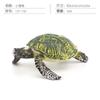Simulación transfronteriza ballena blanca tortuga pez payaso caballito de mar pulpo medusa cangrejo real estrella de mar adornos de modelo biológico marino
